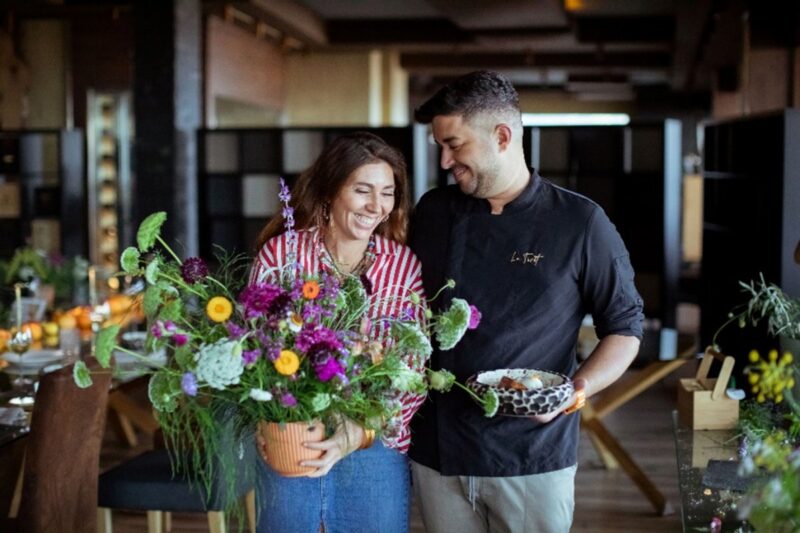 Floresiendom - Taller de arreglos florales y cata de postres