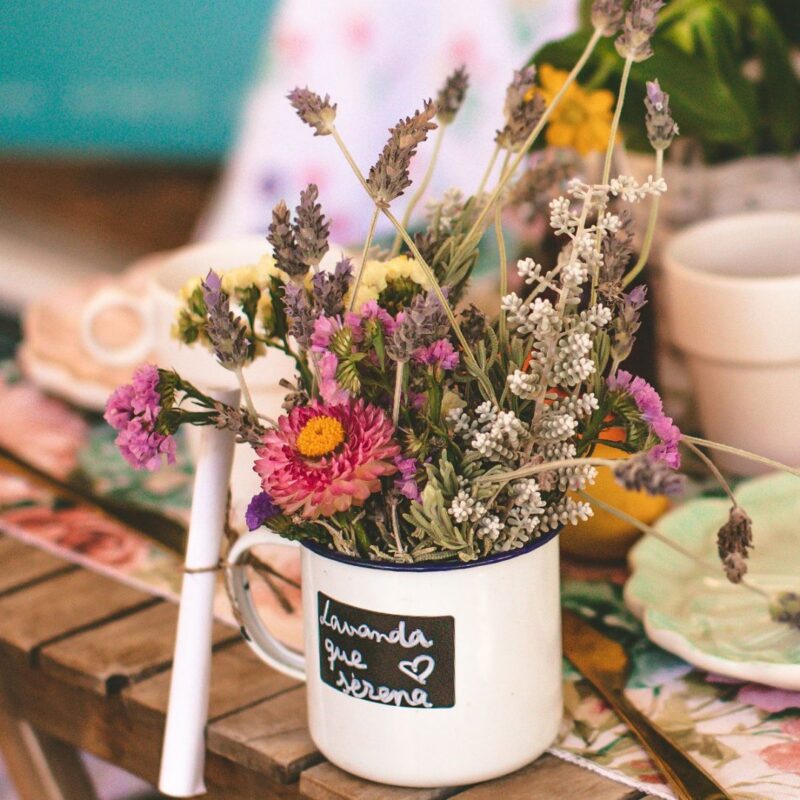 Floresiendom - Taza con flores