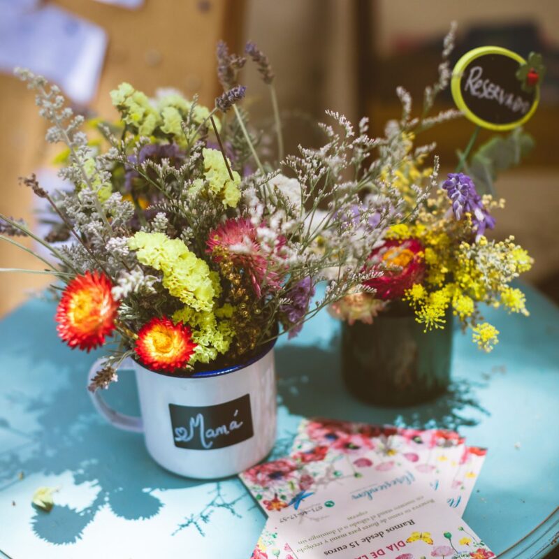 Floresiendom - Taza con flores